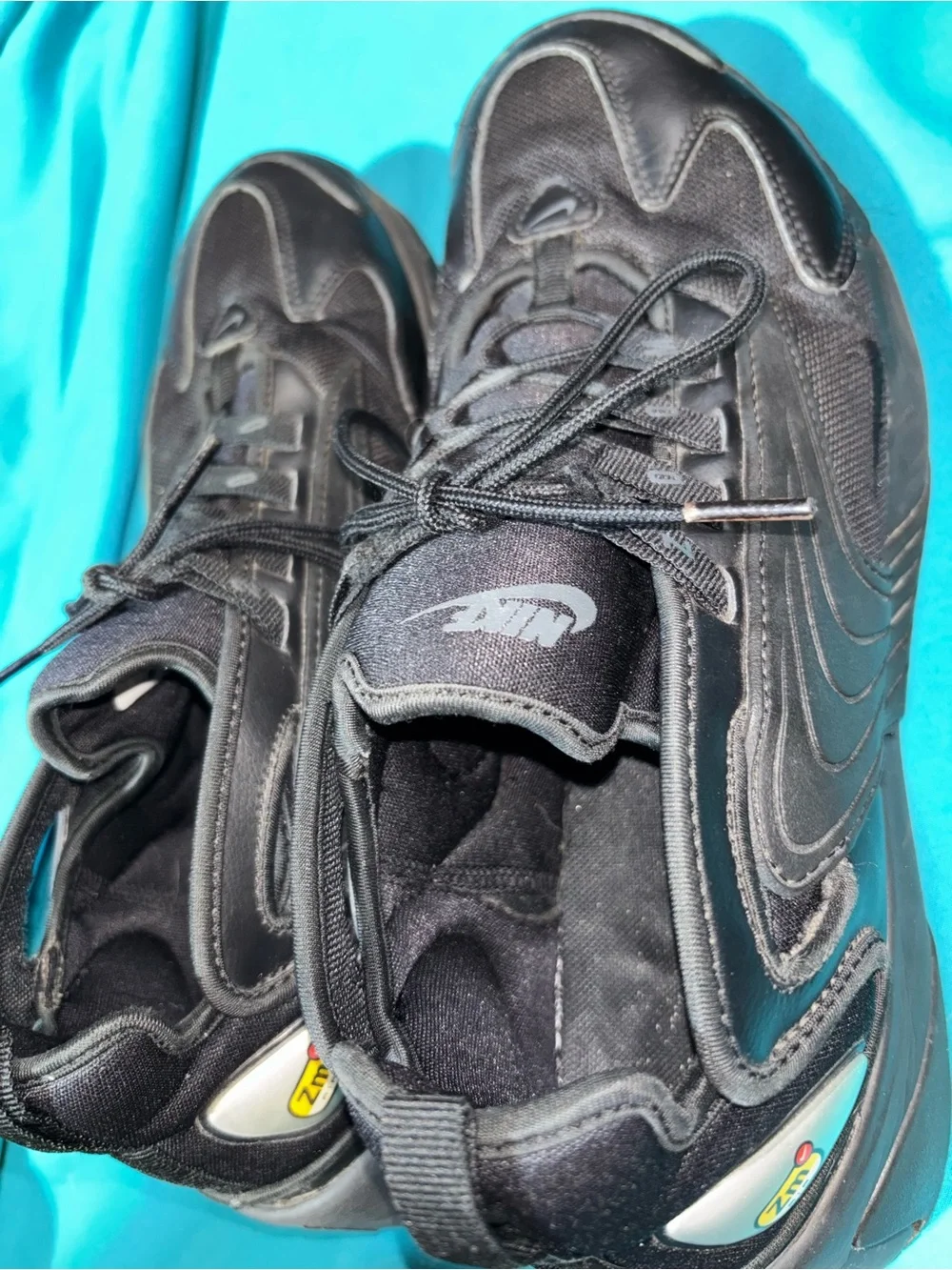 Men’s Nike Zoom 2K ‘Triple Black’ Athletic Sneakers- Sz 10.5